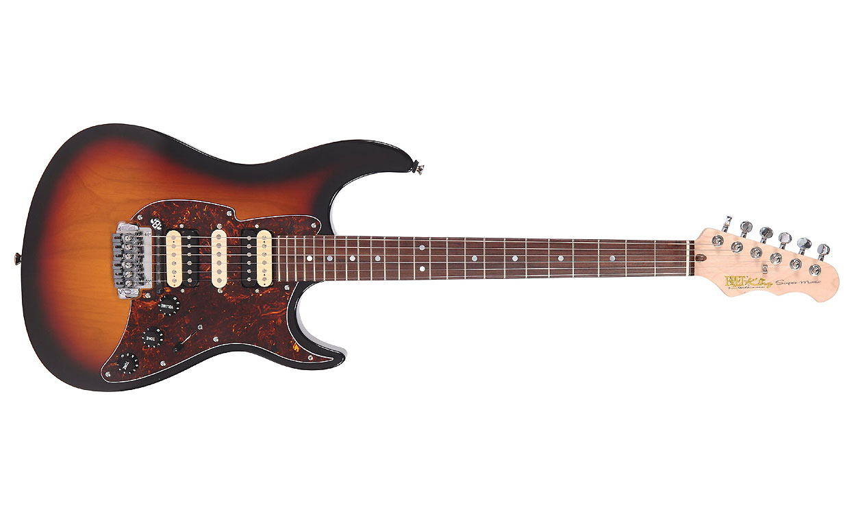 Fret King Super Matic Hsh Rw Original Classic Burst - Sunburst - Elektrische gitaar in Str-vorm - Variation 1