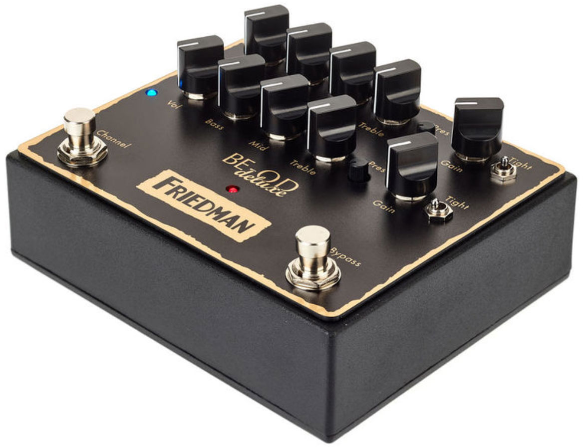 Friedman Amplification Be-od Deluxe Pedal Overdrive - Overdrive/Distortion/fuzz effectpedaal - Variation 1