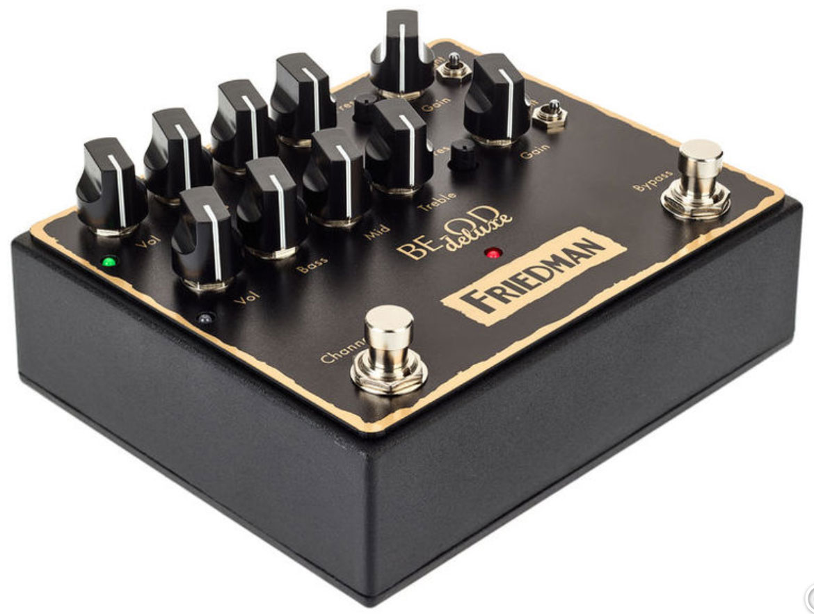 Friedman Amplification Be-od Deluxe Pedal Overdrive - Overdrive/Distortion/fuzz effectpedaal - Variation 2