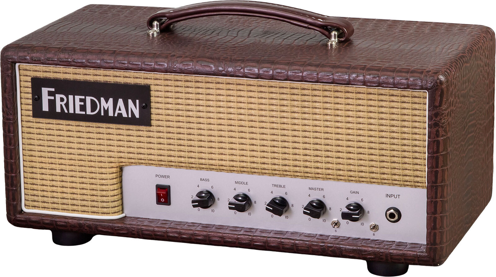 Friedman Amplification Little Sister Head 20w El84 Brown Gator Tolex - Gitaarversterker top - Main picture