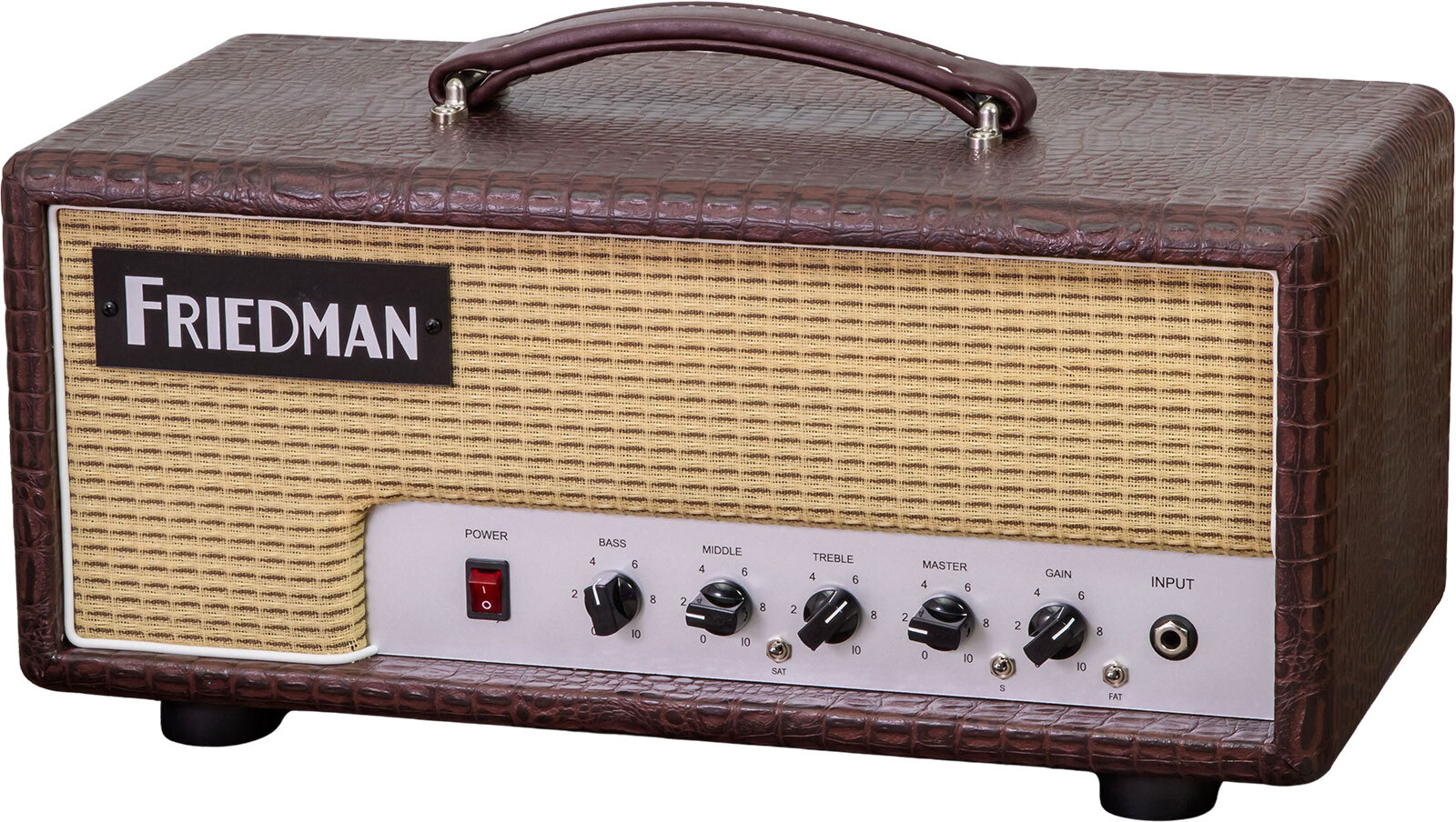 Friedman Amplification Pink Taco V2  Head 20w El84 Brown Gator Tolex - Gitaarversterker top - Main picture