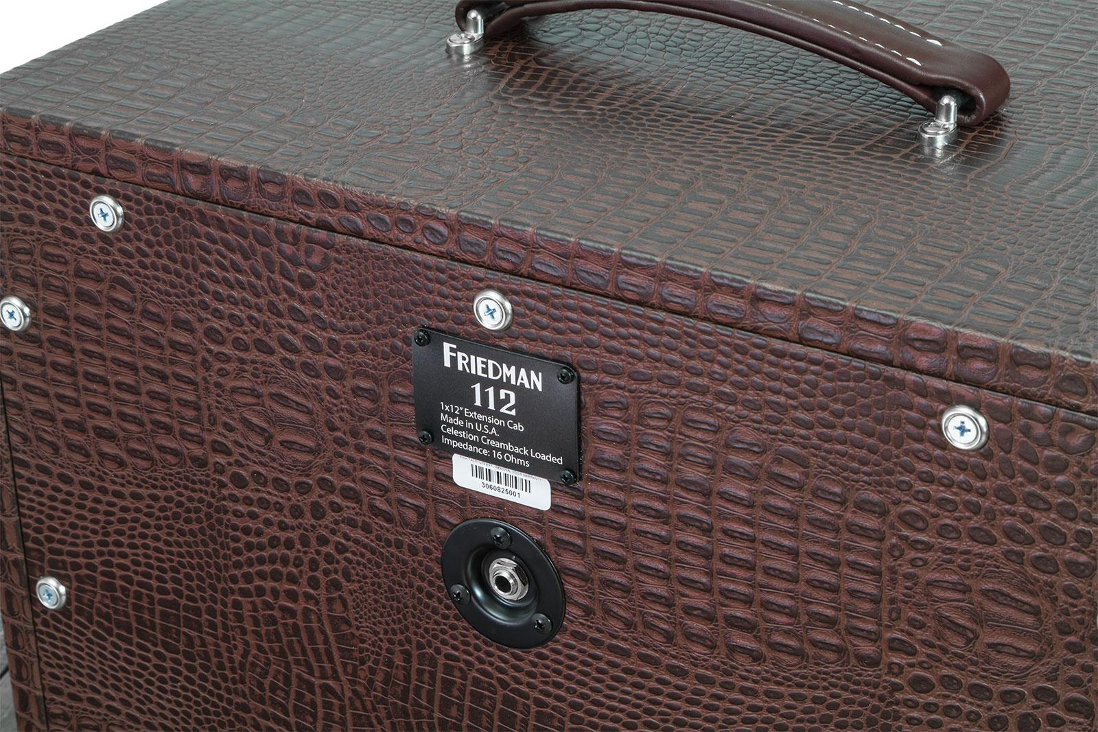 Friedman Amplification Dirty Shirley 112 Close Back Guitar Cab 1x12 Celestion G12m Creamback 65w 16-ohms Brown Gator Tolex - Elektrische gitaar speake