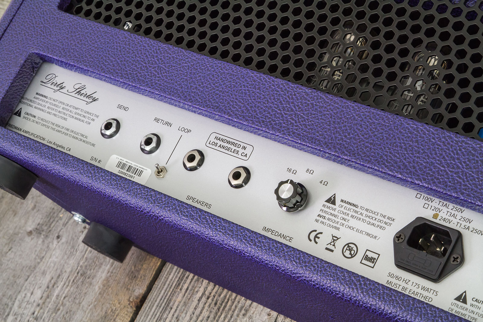 Friedman Amplification Dirty Shirley Head 40w 5881 Purple - Gitaarversterker top - Variation 3