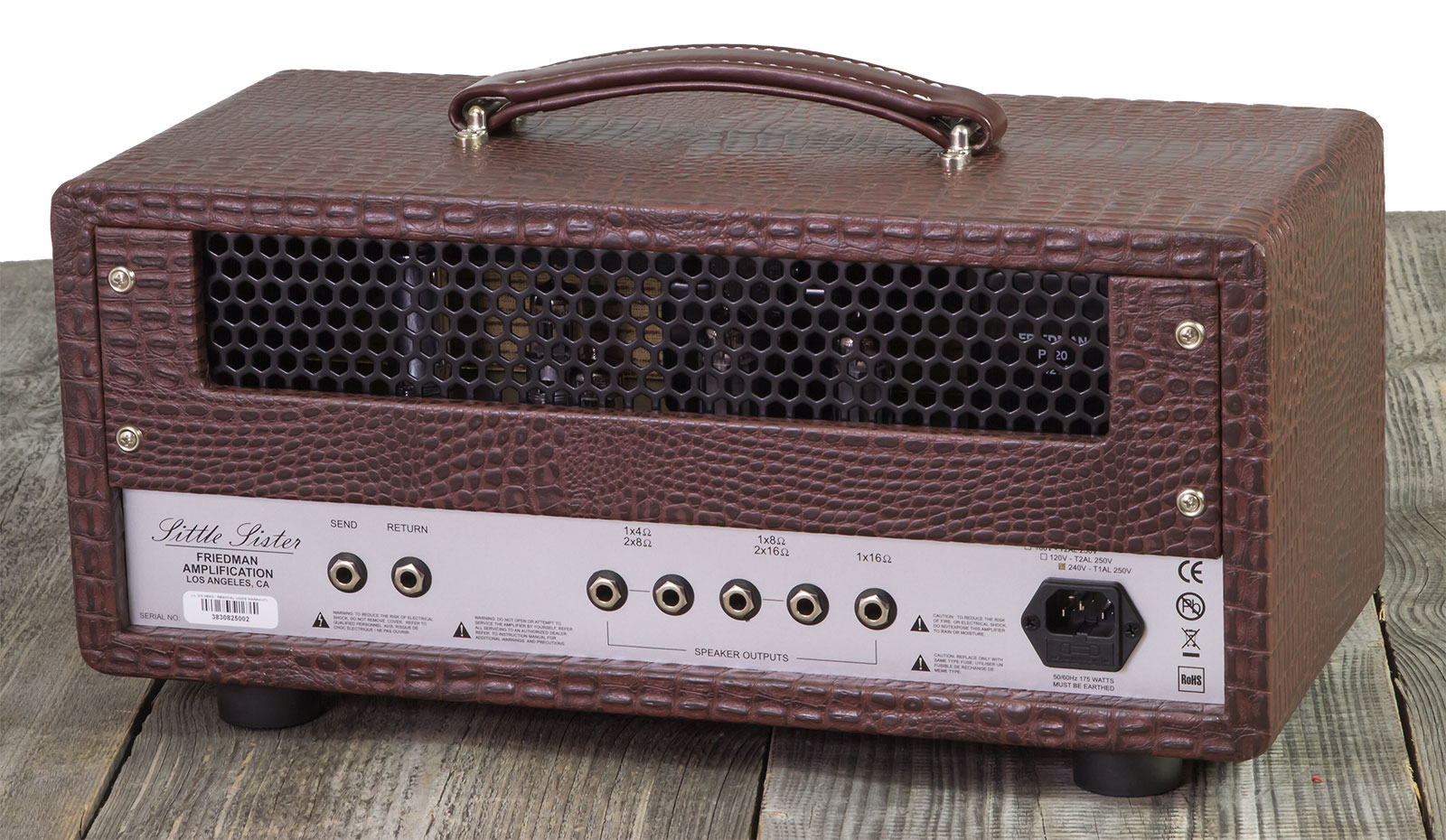 Friedman Amplification Little Sister Head 20w El84 Brown Gator Tolex - Gitaarversterker top - Variation 1