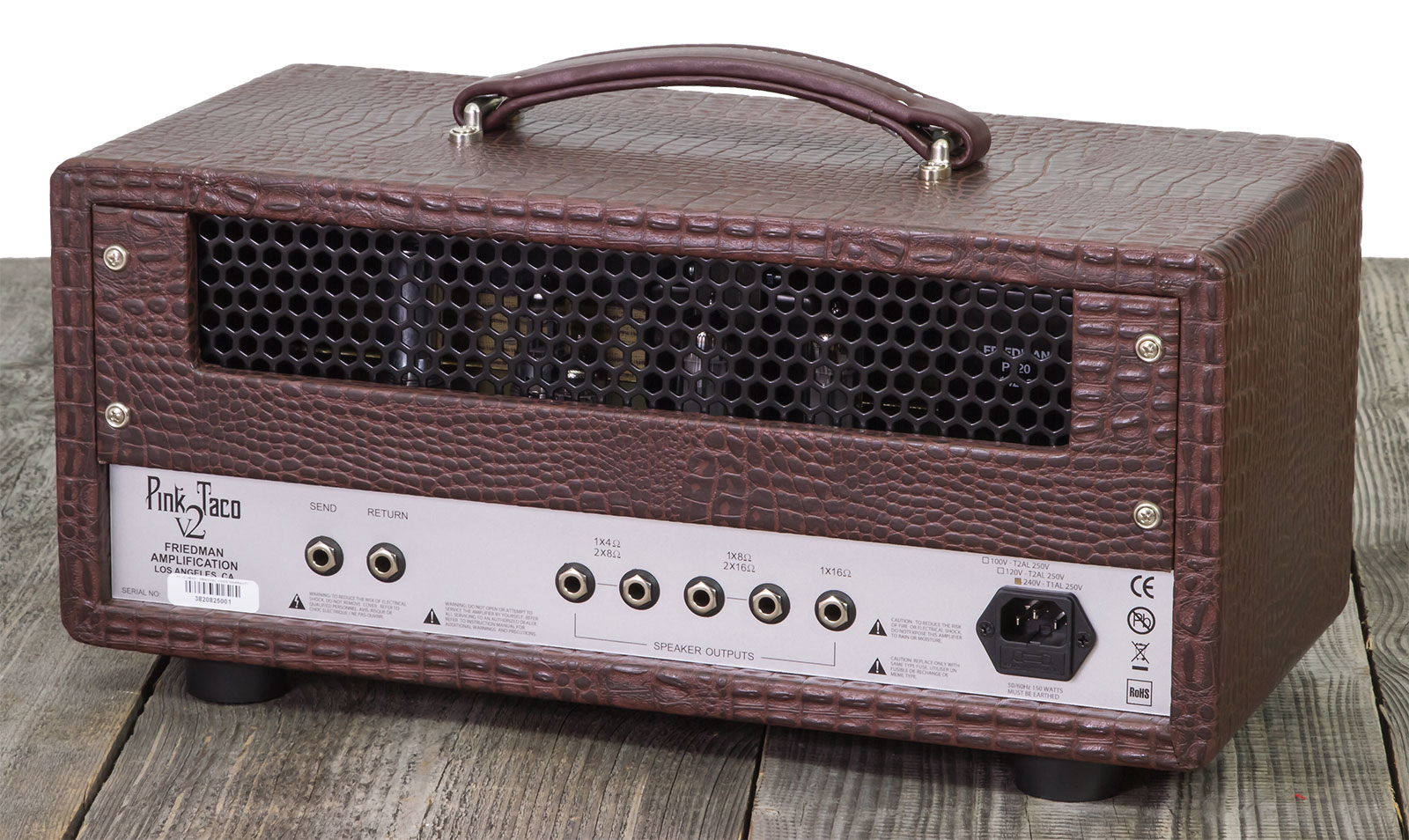 Friedman Amplification Pink Taco V2  Head 20w El84 Brown Gator Tolex - Gitaarversterker top - Variation 1