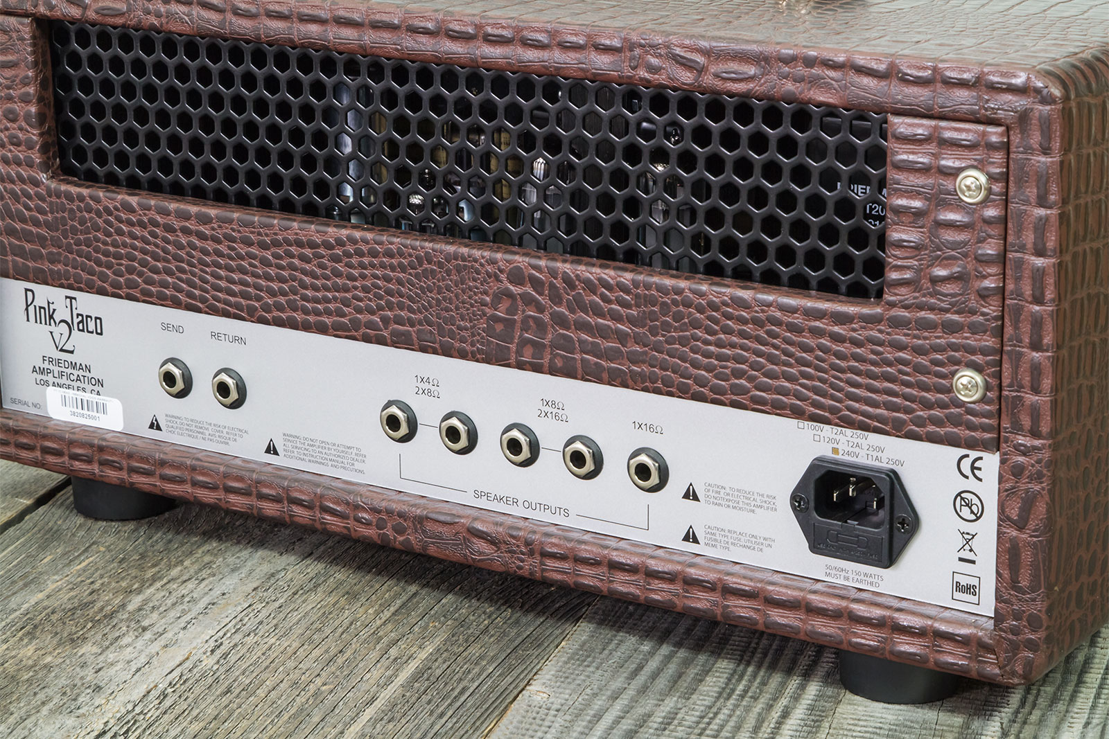 Friedman Amplification Pink Taco V2  Head 20w El84 Brown Gator Tolex - Gitaarversterker top - Variation 4