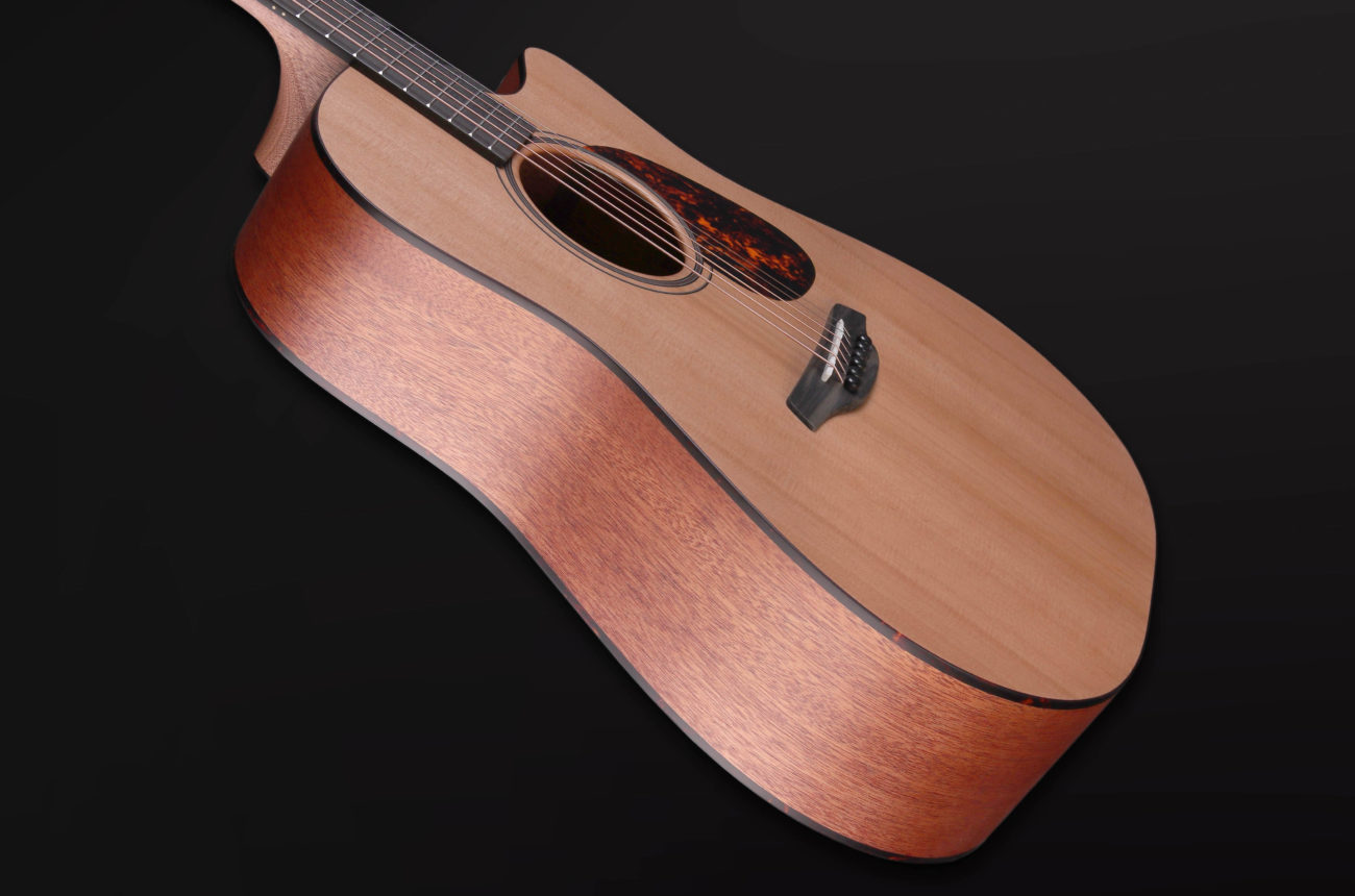 Furch Dc-cm Blue Dreadnought Cw Cedre Acajou Eb Lrb1 - Natural Open-pore - Elektro-akoestische gitaar - Variation 3