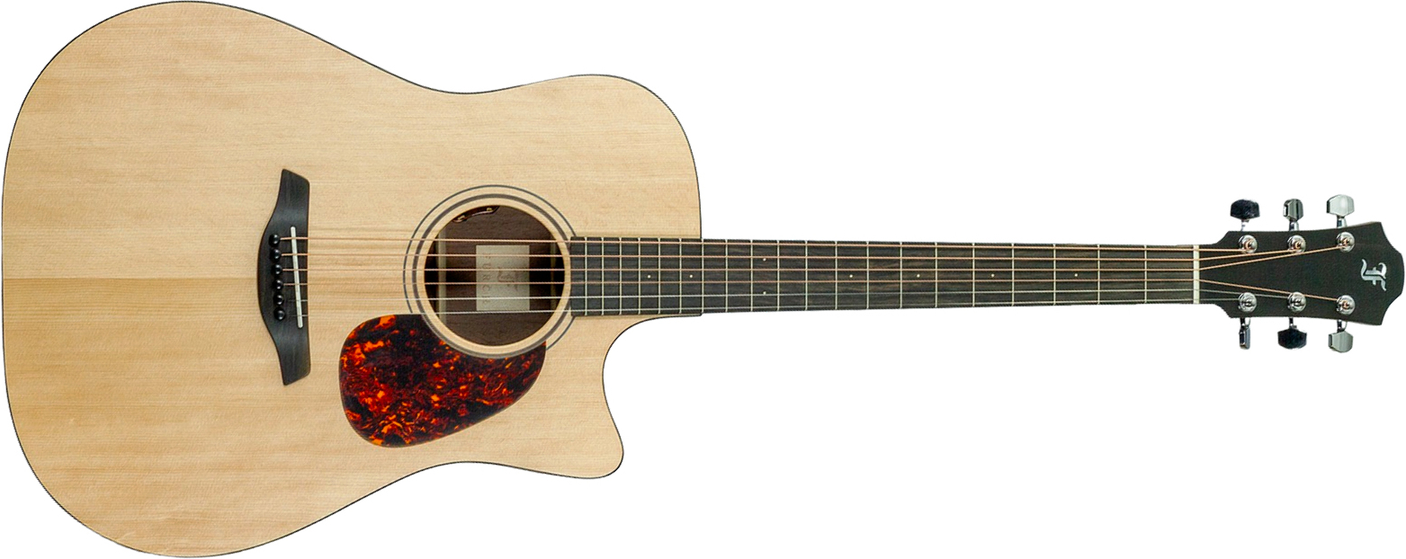 Furch Blue Dc-cm 43mm Lrb1 Dreadnought Cedre Acajou Eb - Natural Open-pore - Folk gitaar - Main picture