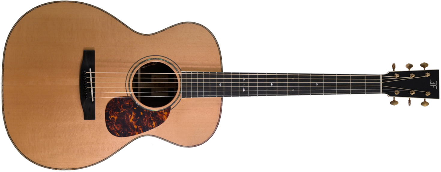 Furch Vintage 2 Sr A Om Orchestra Epicea Palissandre Eb - Full-pore Vintage Natural - Folk gitaar - Main picture