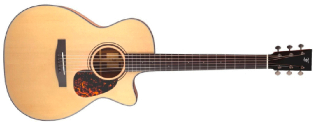 Furch Vintage Pure Om-sm Lrb1 Orchestra Cw Epicea Acajou Eb - Natural Open-pore - Folk gitaar - Main picture