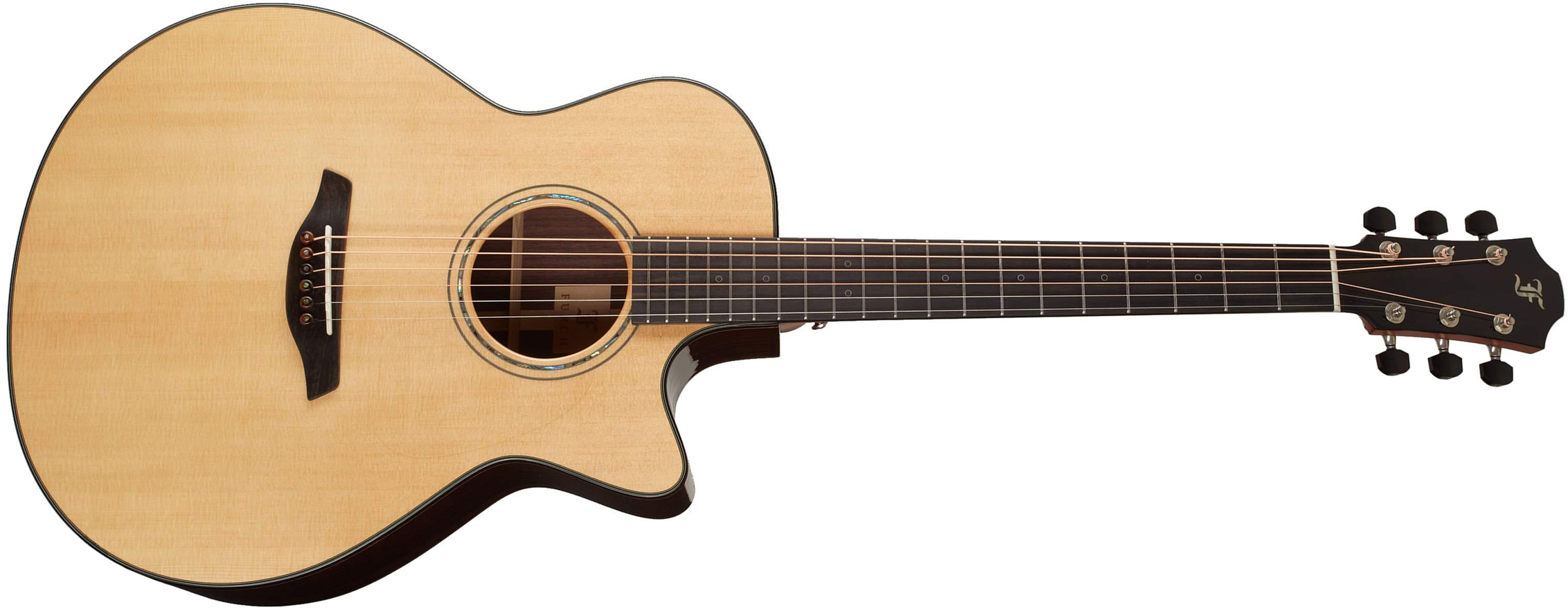 Furch Yellow Plus Gc-sr Grand Auditorium Epicea Palissandre Eb Lrb1 - Natural Full-pore - Elektro-akoestische gitaar - Main picture