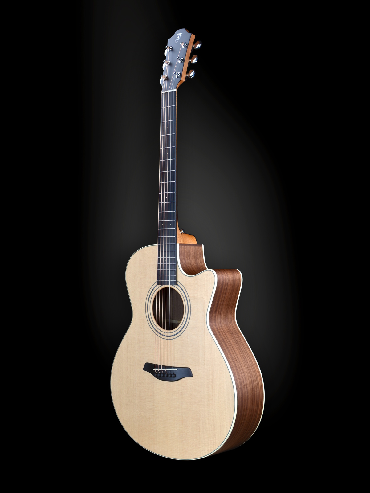 Furch Blue Gc-sw Grand Auditorium Cw Epicea Noyer Eb Lrb1 - Natural Open-pore - Elektro-akoestische gitaar - Variation 1