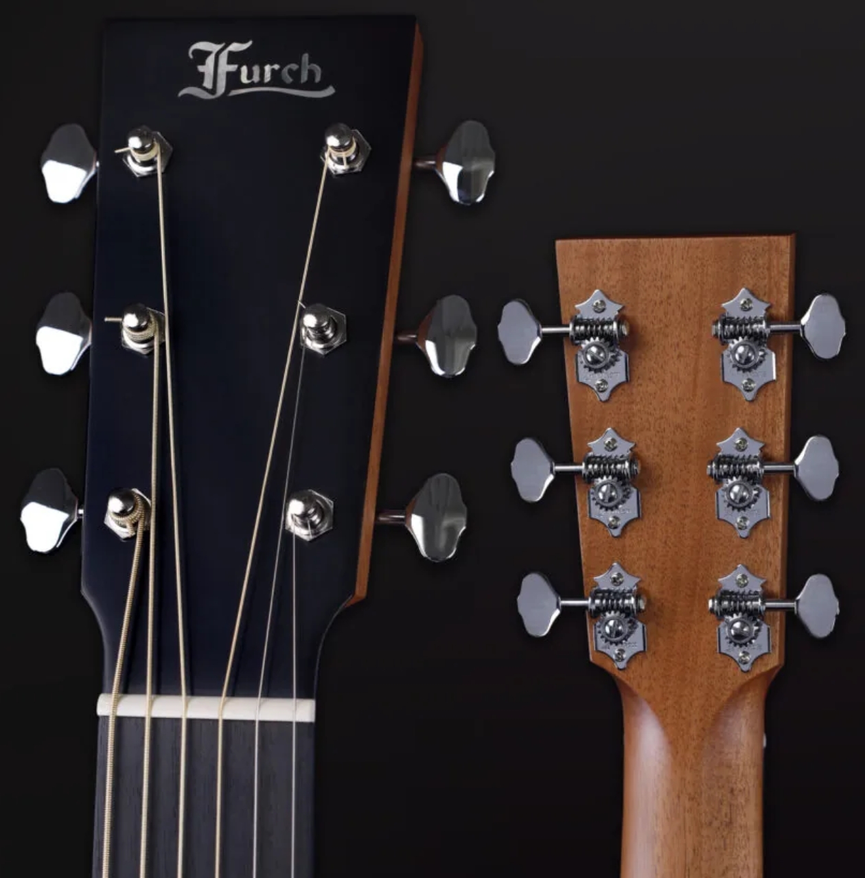 Furch Vintage 1 Sr A Om Orchestra Epicea Palissandre Eb - Full-pore Vintage Natural - Folk gitaar - Variation 4