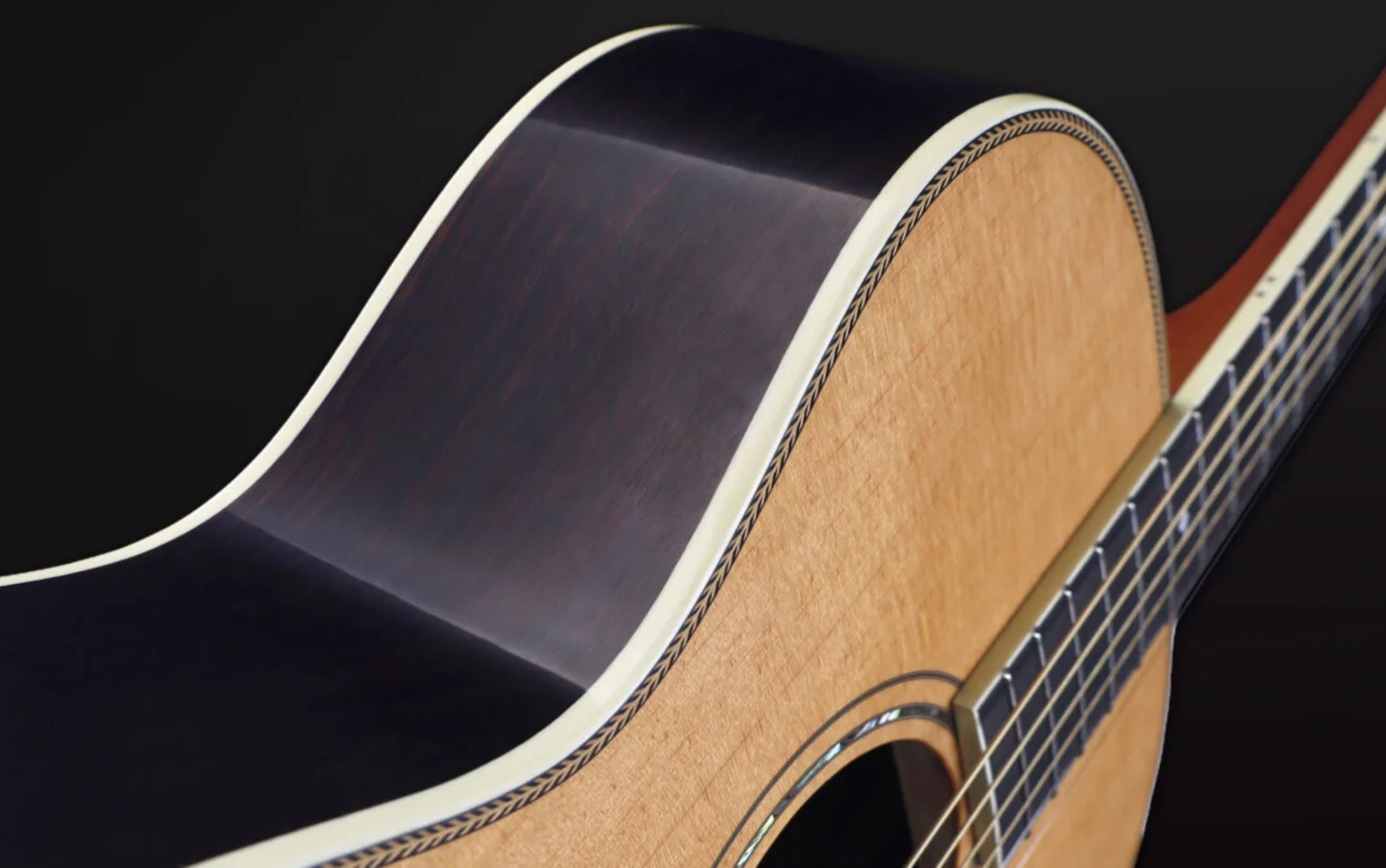 Furch Vintage 2 Sr A Om Orchestra Epicea Palissandre Eb - Full-pore Vintage Natural - Folk gitaar - Variation 3