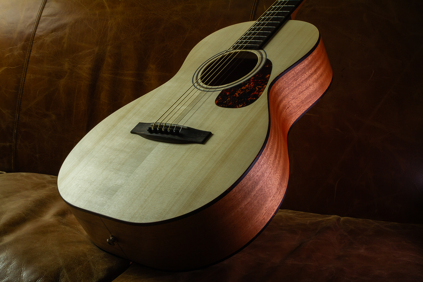 Furch Vintage Pure Em A Ooms Grand Concert Shsc Epicea Acajou Eb - Natural Open-pore - Folk gitaar - Variation 3