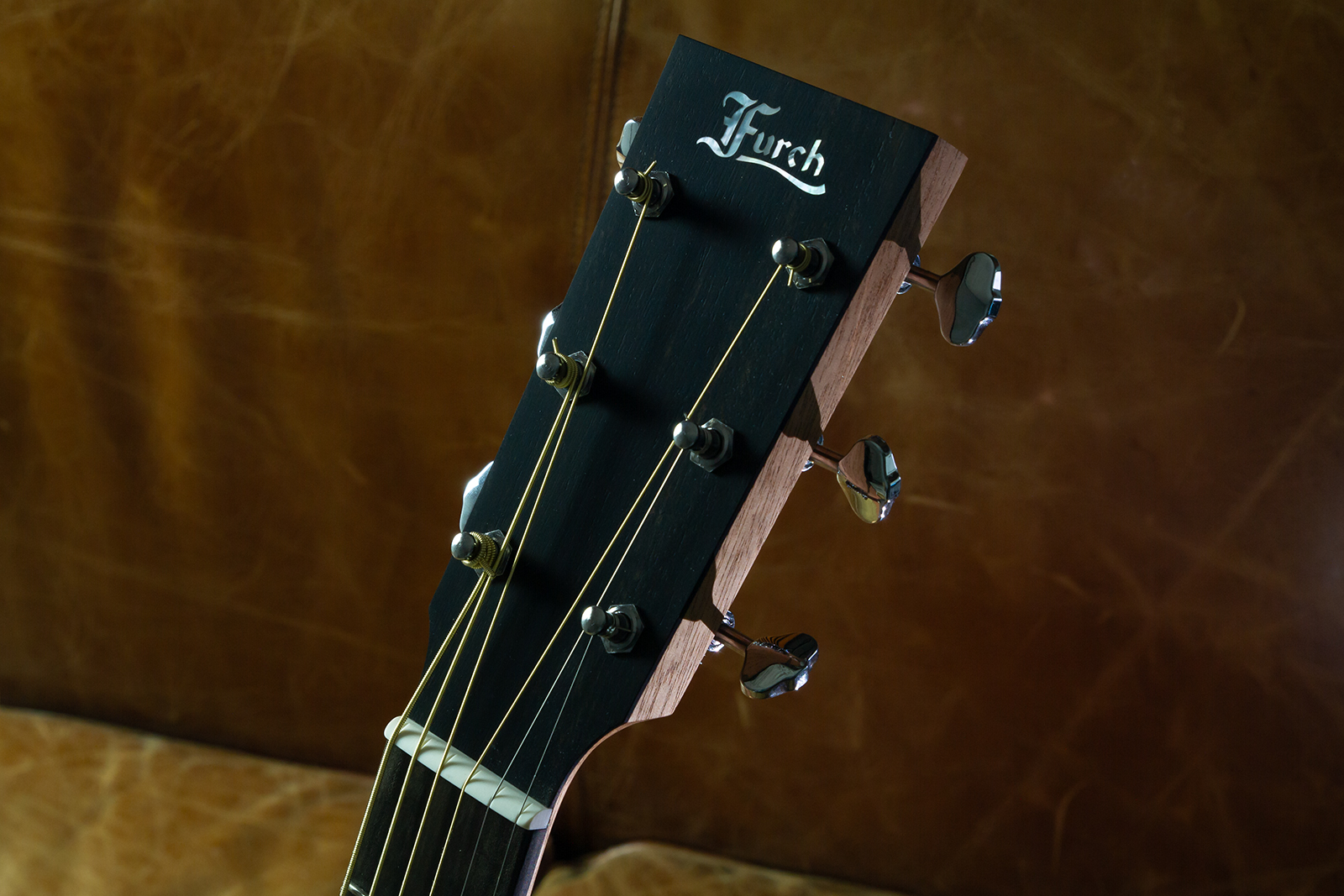 Furch Vintage Pure Em A Ooms Grand Concert Shsc Epicea Acajou Eb - Natural Open-pore - Folk gitaar - Variation 6