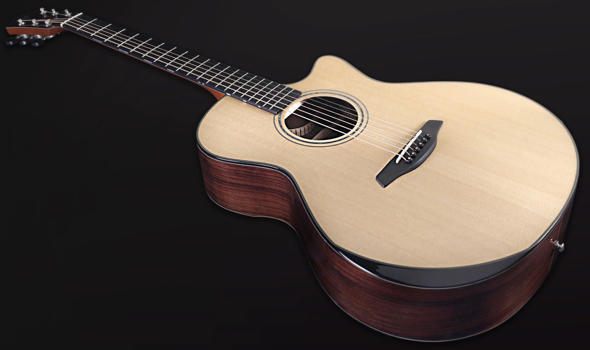 Furch Yellow Deluxe Sr A Gc Lrb1 43mm Grand Auditorium Epicea Palissandre Eb - Full-pore High-gloss Natural - Folk gitaar - Variation 2
