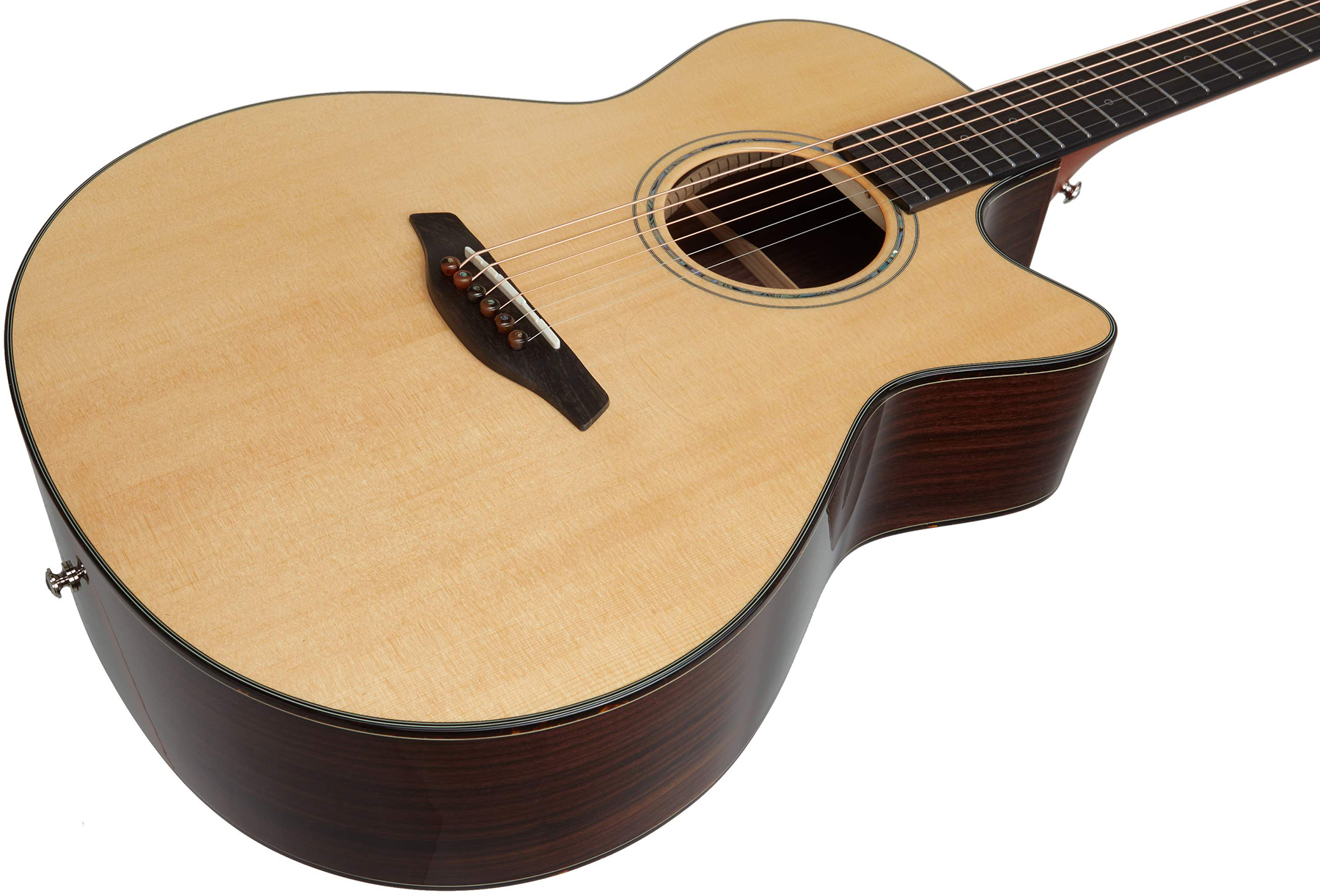 Furch Yellow Plus Gc-sr Grand Auditorium Epicea Palissandre Eb Lrb1 - Natural Full-pore - Elektro-akoestische gitaar - Variation 2