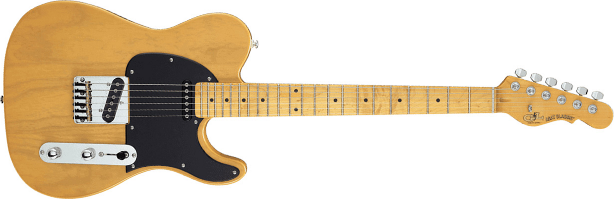 G&l Asat Classic Tribute Mn - Butterscotch Blonde - Televorm elektrische gitaar - Main picture