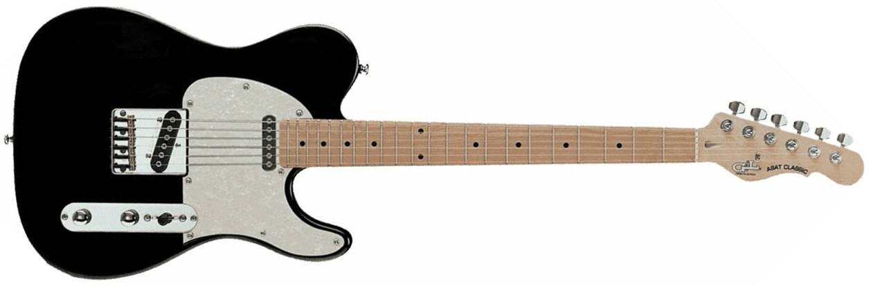 G&l Asat Classic Tribute Mn - Black - Televorm elektrische gitaar - Main picture