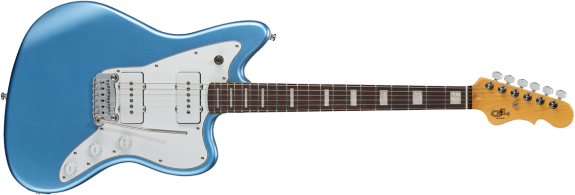 G&l Tribute Doheny - Lake Placid Blue - Retro-rock elektrische gitaar - Main picture