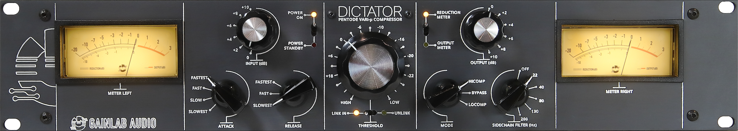 Gainlab Audio Dictator Graphite - Compressor / limiter / gate - Main picture