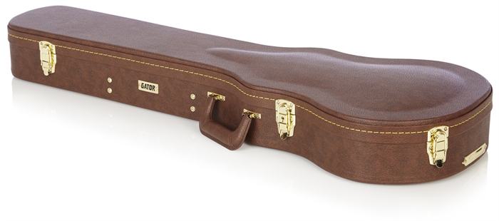 Gator Gw-lp-brown Les Paul Deluxe Wood Case - Elektrische gitaarkoffer - Variation 1