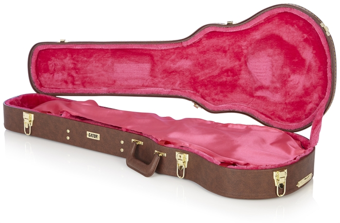 Gator Gw-lp-brown Les Paul Deluxe Wood Case - Elektrische gitaarkoffer - Variation 3