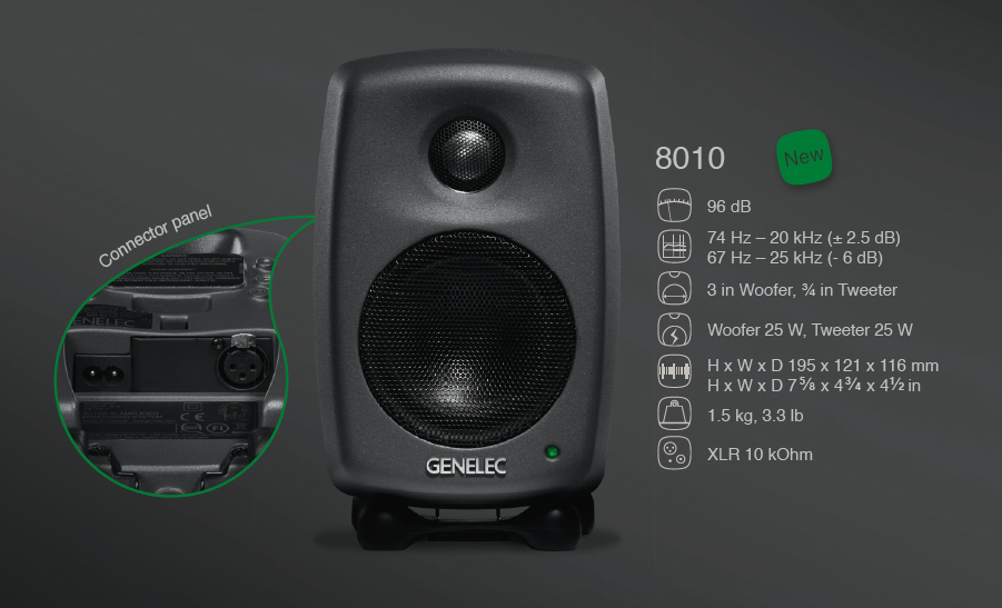 Genelec 8010ap - La PiÈce - Actieve studiomonitor - Variation 5