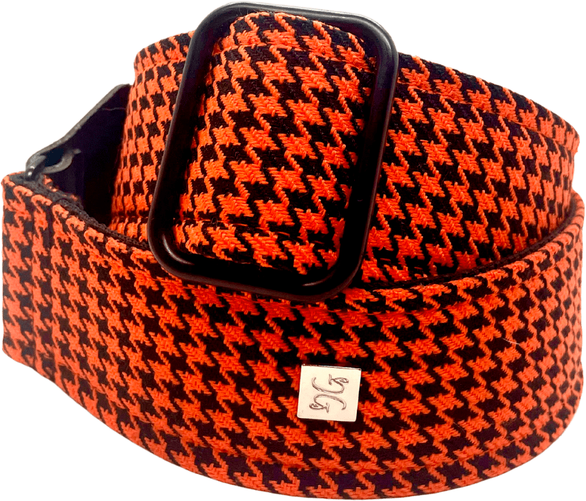 Get M Get M Fly Hounds Tooth Orange - Gitaarriem - Main picture