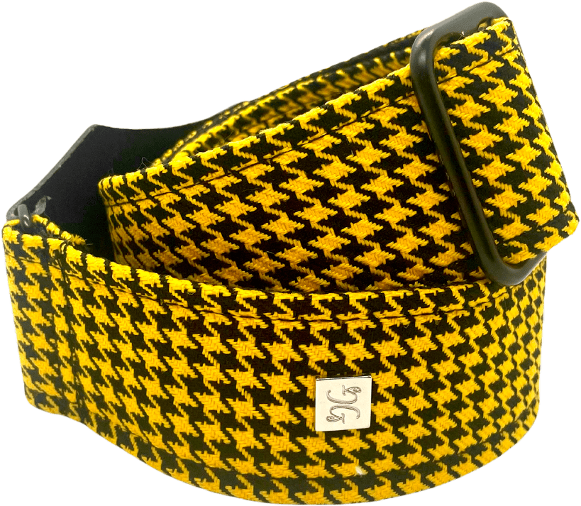 Get M Get M Fly Hounds Tooth Yellow - Gitaarriem - Main picture