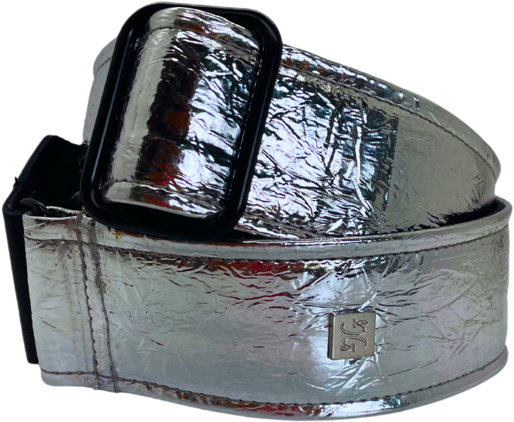 Get M Get M Distressed Vernice Silver - Gitaarriem - Main picture