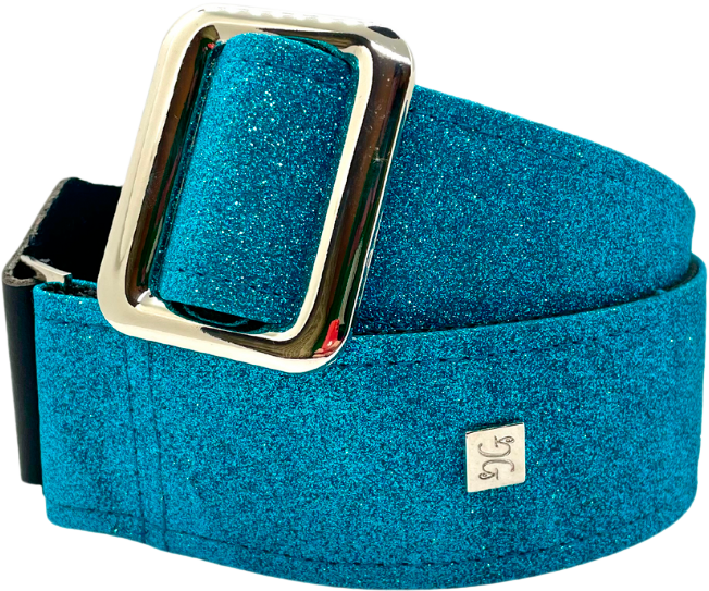 Get M Get M Gorgi Glitter Baby Blue Hologram - Gitaarriem - Main picture