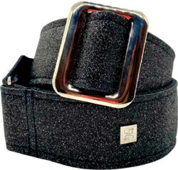 Gitaarriem Get m get m Gorgi Glitter Black Hologram