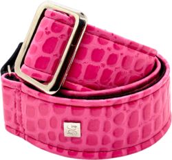 Gitaarriem Get m get m Aussie Gator Bubble Pink