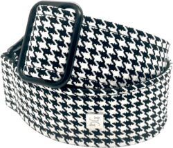 Gitaarriem Get m get m Fly Hounds Tooth White