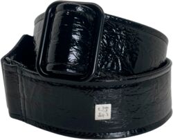 Gitaarriem Get m get m Distressed Vernice Black