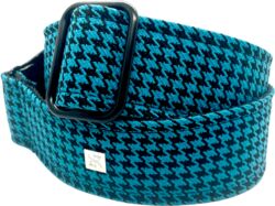 Gitaarriem Get m get m Fly Hounds Tooth Blue