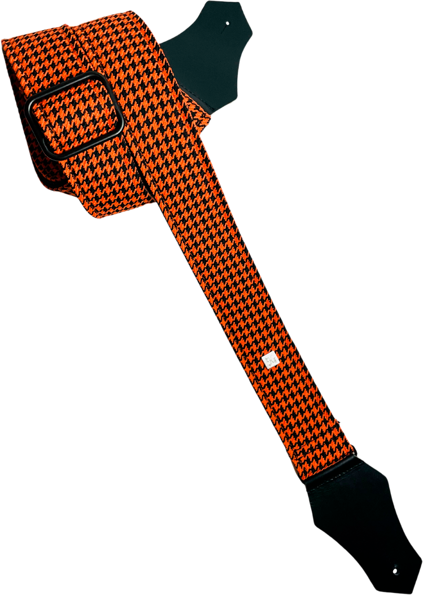 Get M Get M Fly Hounds Tooth Orange - Gitaarriem - Variation 1