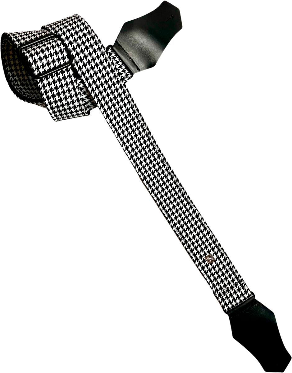 Get M Get M Fly Hounds Tooth White - Gitaarriem - Variation 1