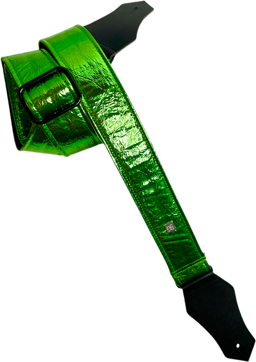 Get M Get M Distressed Vernice Green - Gitaarriem - Variation 1