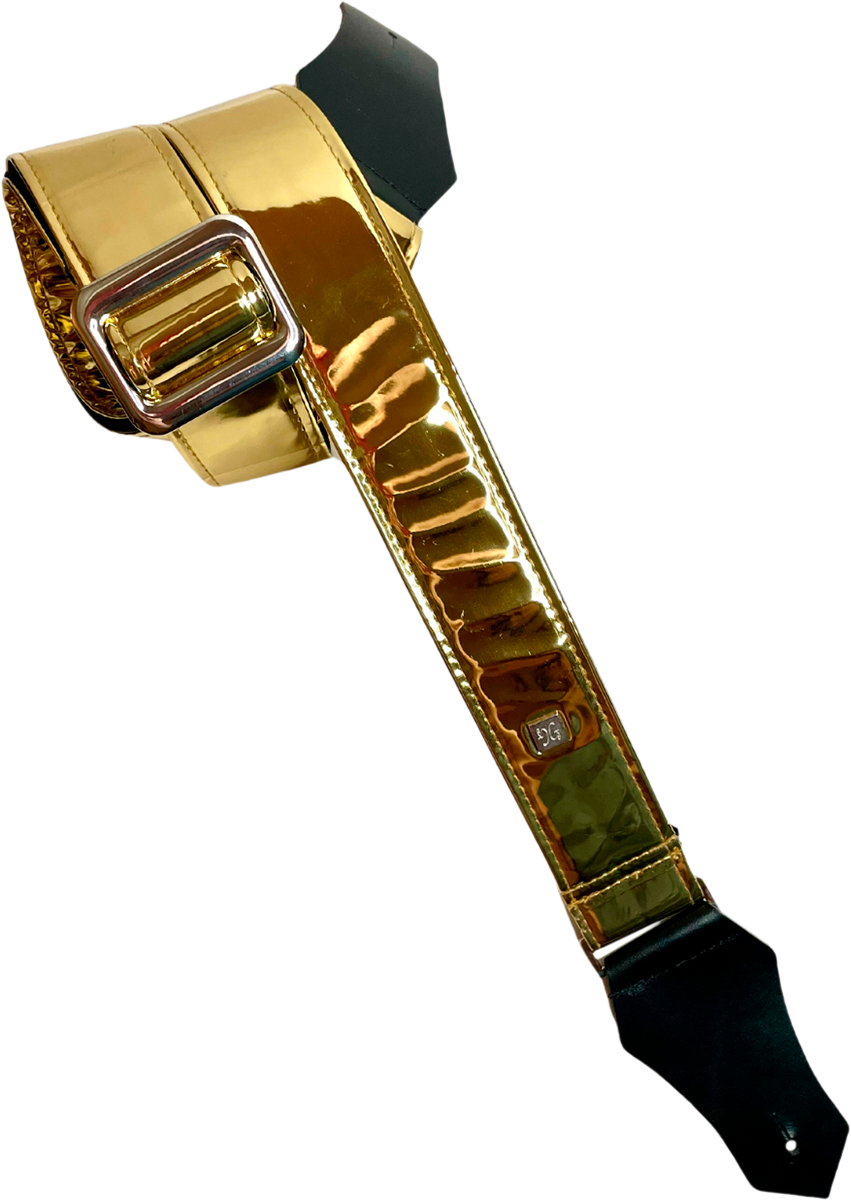 Get M Get M Mirror Reflective Gold - Gitaarriem - Variation 1