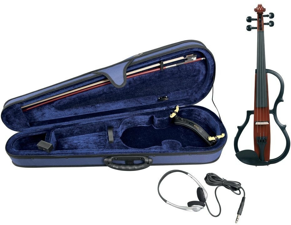 Gewa 401.645 Violon Electrique Laque Brun Rouge - Elektrische viool - Main picture