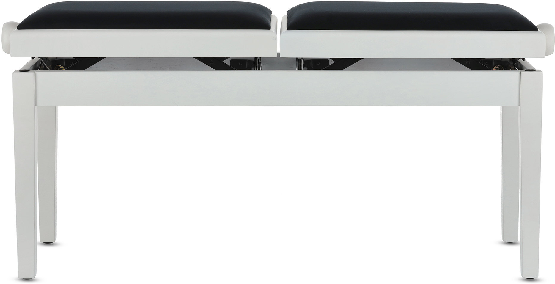 Gewa Banquette Piano Deluxe Double Blanc Mat - Pianobank - Main picture