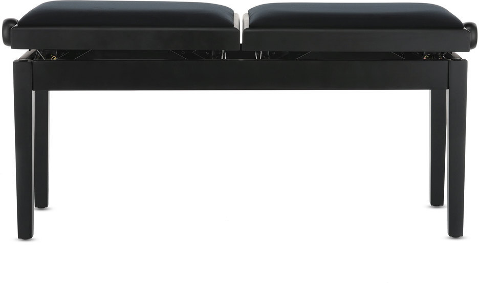 Gewa Banquette Piano Deluxe Double Noir Mat - Pianobank - Main picture