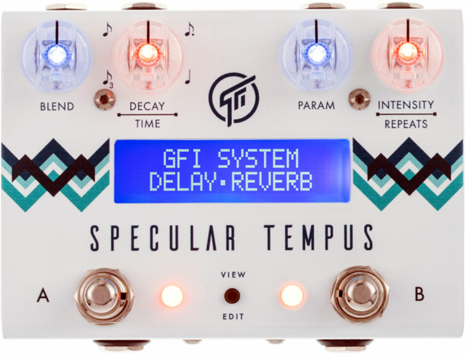 Gfi System Specular Tempus Reverb Delay - Reverb/delay/echo effect pedaal - Main picture