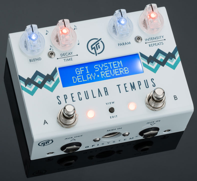 Gfi System Specular Tempus Reverb Delay - Reverb/delay/echo effect pedaal - Variation 2