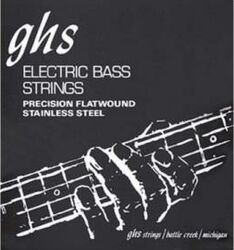 Elektrische bassnaren Ghs 3025 Bass Precision Flat Wound 45-95 - Set van 4 snaren