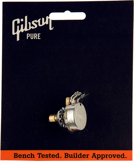 Gibson 500k Ohm Audio Taper Potentiometer Short Shaft - - Knop - Main picture