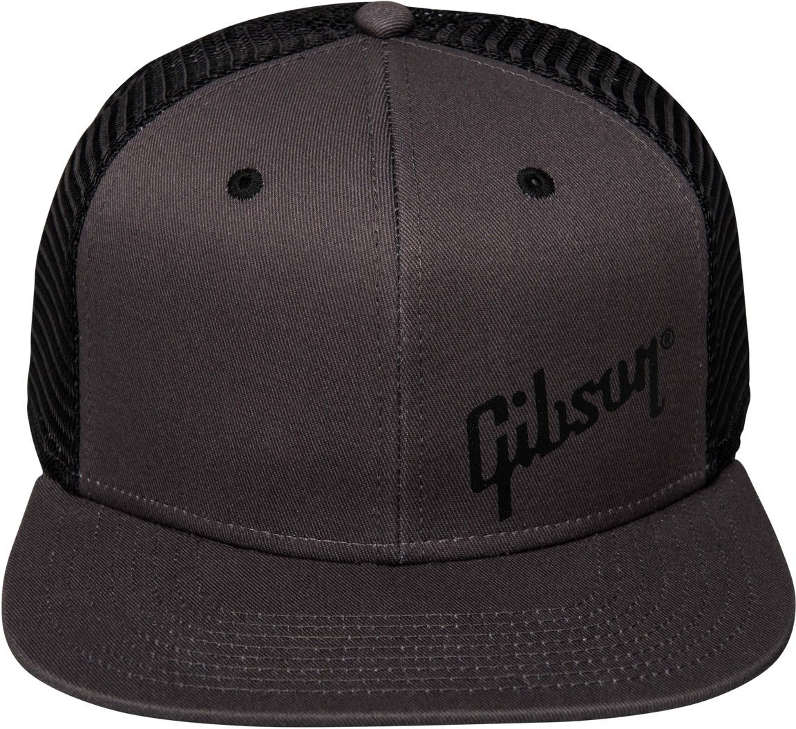 Gibson Charcoal Trucker Snapback - Taille Unique - Pet - Main picture